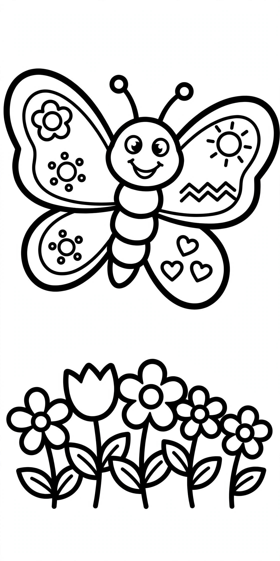 Butterfly Coloring Page